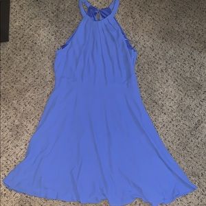 Purple/blue sleeveless dress